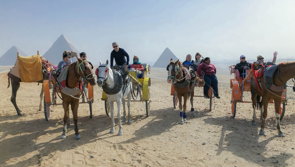 Insight Vacations<br />
"12-Day Splendors of Egypt": This image perfectly represents the tour's highlights, such as exploring the Pyramids of Giza, immersing yourself in ancient Egyptian history, and enjoying unique experiences like Nile cruises and temple visits.